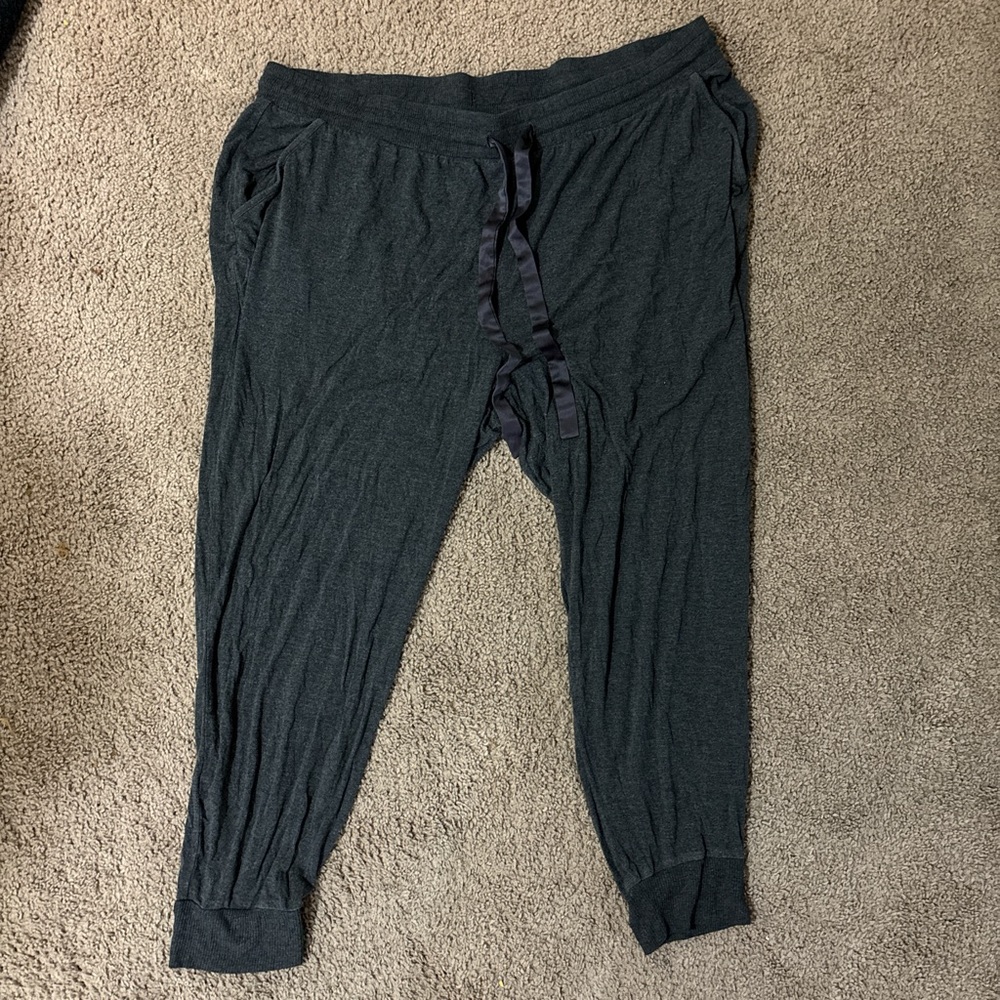 Torrid Black Jogger Night Pants with Elastic Waistband